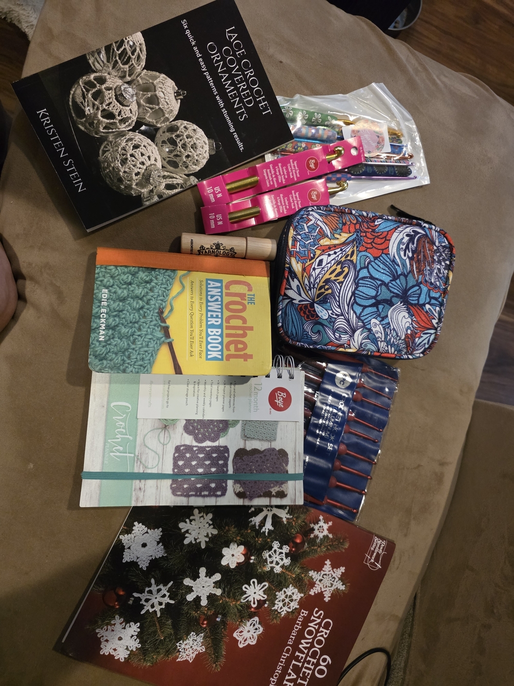 Crochet Books And Hooks